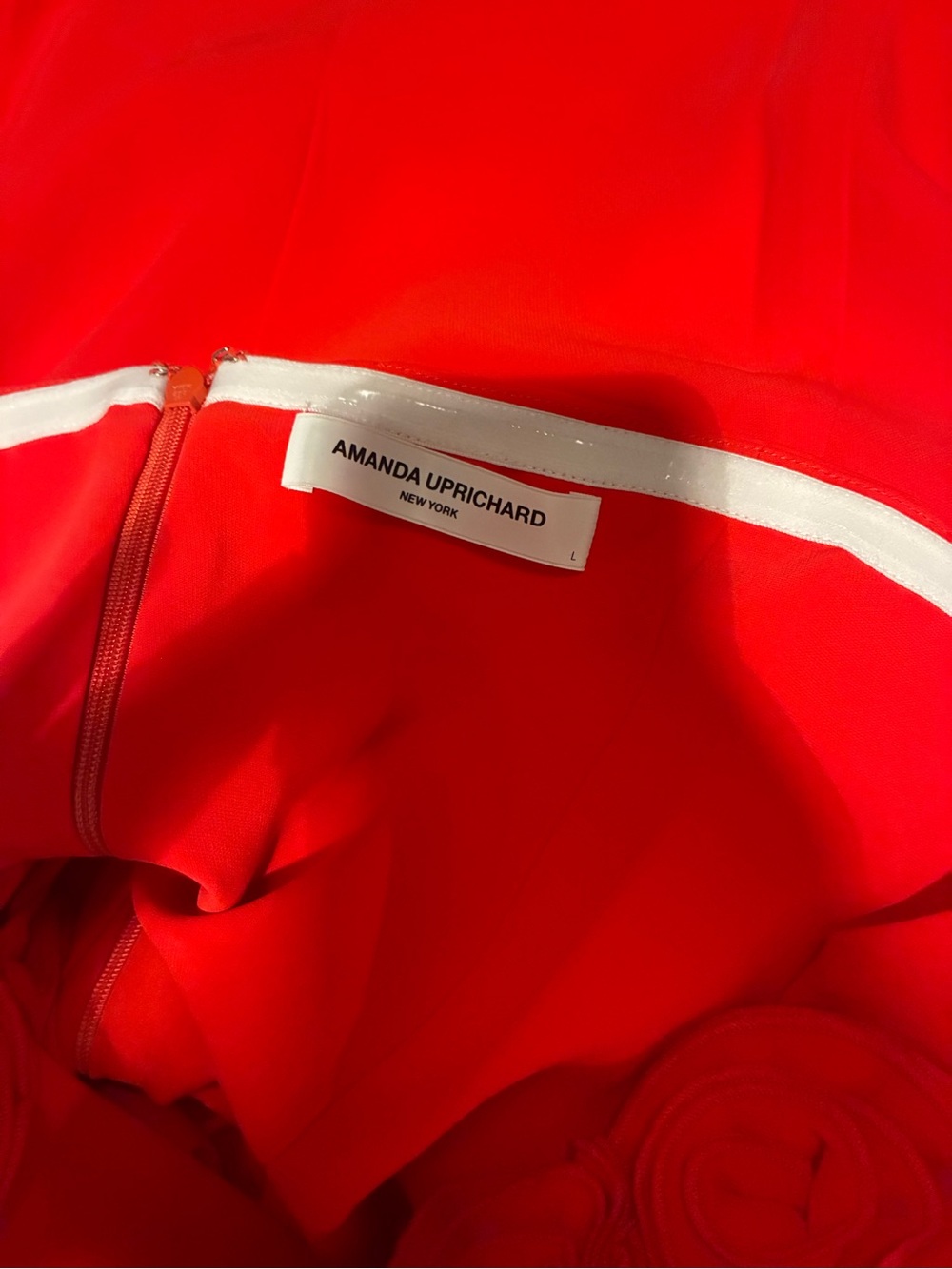 Amanda Uprichard x Revolve Sabine Mini Dress in Crimson - Picture 4 of 5